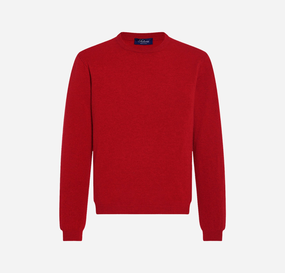 ザレッドスレッド　S fold collar offshoulder knit Wool Striped Polo Sweater red For Women | Sandro Paris